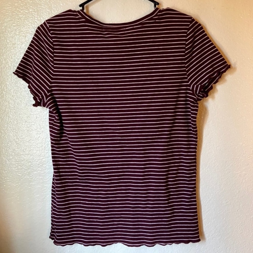 5/$25 Ribbed Knit Lace Up Top - Picture 2 of 2